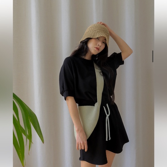 Stylenanda Raglan sleeve t shirt and shorts set - Picture 4 of 16